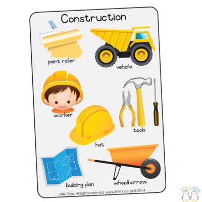 Picture of Theme Wall Chart - Construction