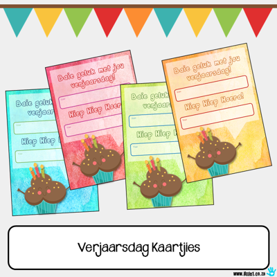 Picture of Verjaarsdag Kaartjies | Birthday Cards