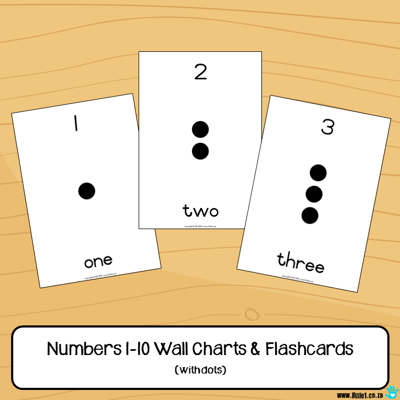 Picture of Flashcards & Wall Charts {Numbers 1-10}