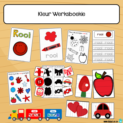 Picture of Werksboekie - Kleure {7x}