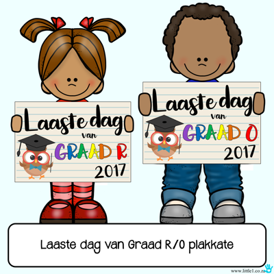 Picture of Laaste dag van Graad R/0 plakkate 2017