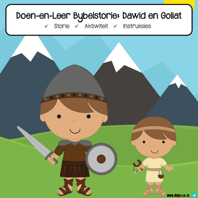 Picture of Doen-en-Leer Bybelstorie: Dawid en Goliat