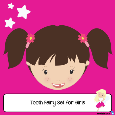 Picture of Tooth Fairy Letter Set for Girls
