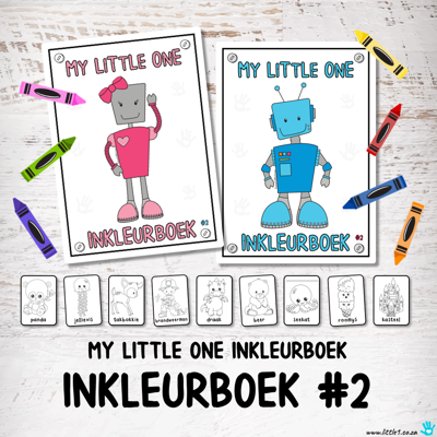 Picture of My Little One Inkleurboek #2 met 50 woorde