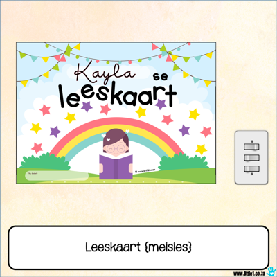 Picture of Leeskaart {meisies}