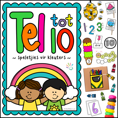 Picture of Tel tot 10 ~ Speletjies vir Kleuters